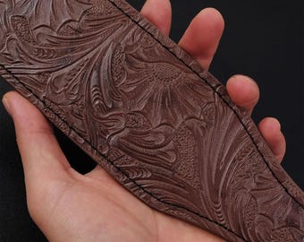 Vintage Style Spanking Paddle/Leather Floral Paddle Spanking/BDSM Paddles/Vampire Paddle/Thuddy Impact Play Kink/Punishment Spanker Mature