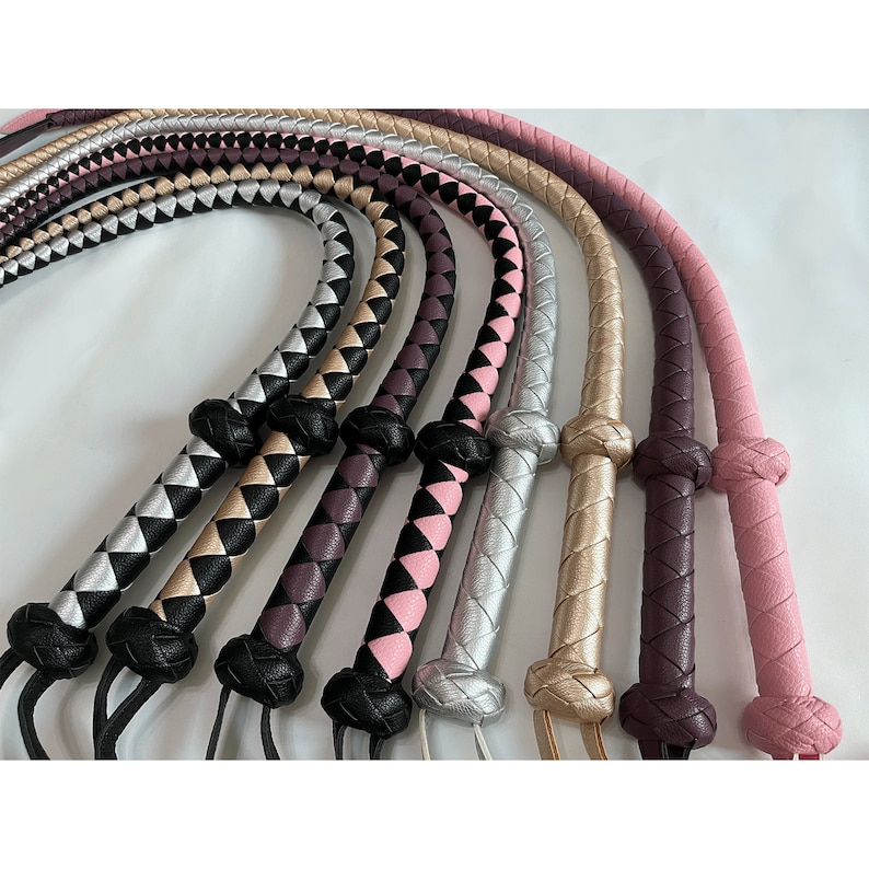 Dragon Tail Whip/Single Tail Whip/Short Bullwhip/BDSM Bull Whip/Mini Snake Whip/BDSM Whips/Leather Whip Spanking/Impact Play Whip Mature image 1