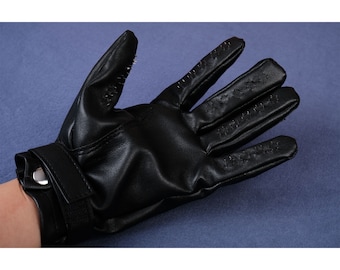Guantes de vampiro BDSM con púas/Guantes de cuero vegano suave con púas/Guantes de vampiro para juegos de sensaciones/Instrumentos de castigo para azotes — 1 par para adultos