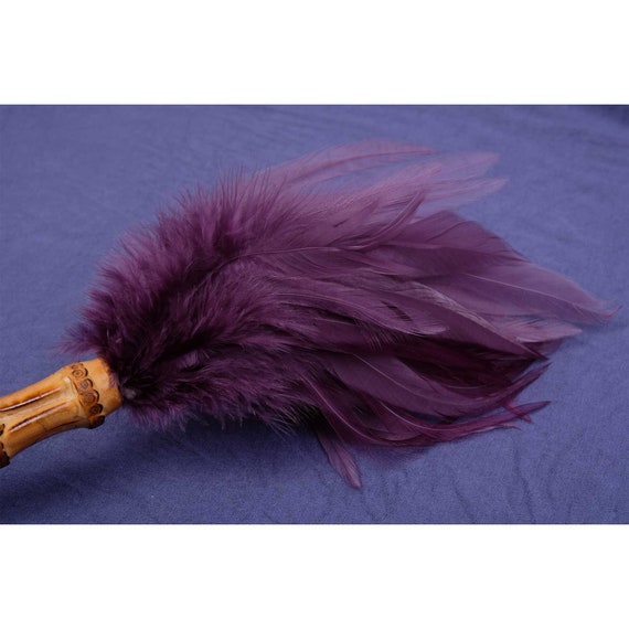 Purple Feather Tickler/bdsm Tickler Sensation Play Toy/bondage Kink/women  Submissive Fetish/kitten Play/bdsm Erotic Tickler/pet Play Mature - Etsy