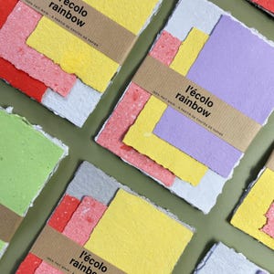 L’écolo rainbow - Lot de papier recyclé