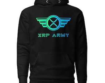 XRP Army Hoodie | Crypto Streetwear Pullover | King Crypto NYC Legacy Drop