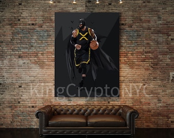 LeBruce Knight XRP Canvas Art – Decorazione murale della Crypto Gallery
