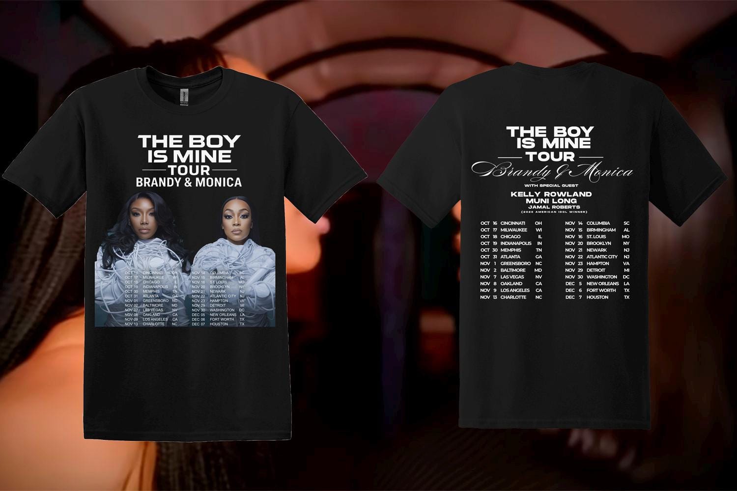 The Boy Is Mine Tour 2025 T-Shirt, Brandy Tour Shirt, Monica Graphic Shirt, Monica and Brandy Fan Gift Tee, Brandy and Monica Merch
