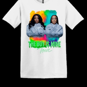 The Boy Is Mine Tour 2025 T-Shirt, Brandy Tour Shirt, Monica Graphic Shirt, Monica and Brandy Fan Gift Tee, Brandy and Monica Merch