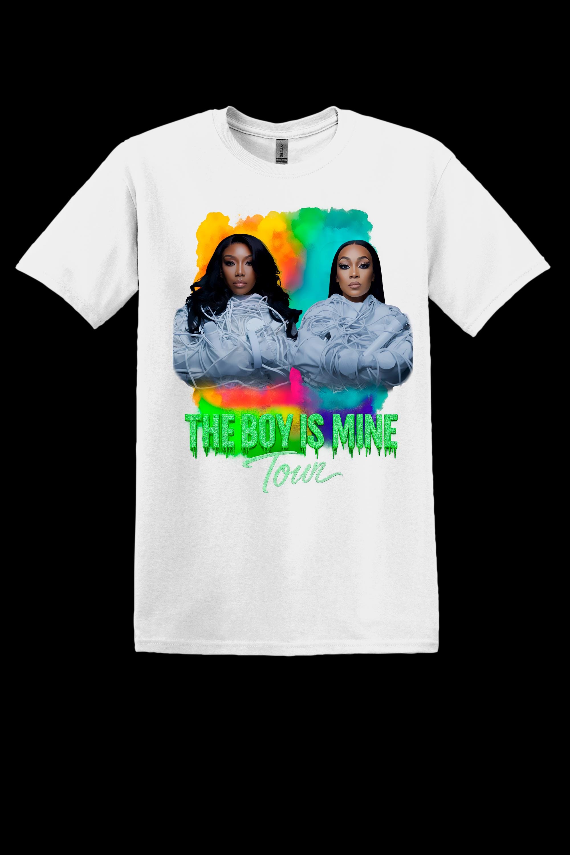 Camiseta de la gira The Boy Is Mine 2025: Camiseta de fan de Brandy y Monica
