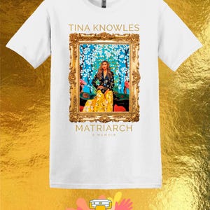 Camiseta de la gira de libros de Tina Knowles Matriarch / Beyoncé / Mamá Tina / Memorias / Éxito de ventas n.° 1 del New York Times