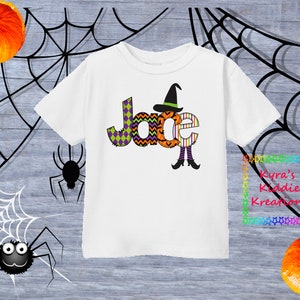 Personalized Halloween Kids Shirt - First Cute Halloween Name Onesie® - Personalized Custom Name Toddler Shirt - Personalized Youth Shirt