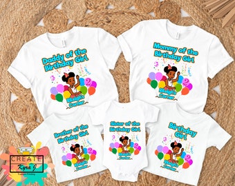 Custom Gracie&#39;s Corner Birthday T-Shirt: Matching Family Tees