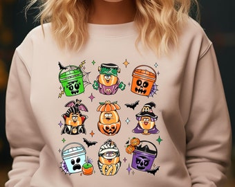 Spooky Nuggets Meal Bucket Halloween Sweatshirt, Spooky Nuggets Shirt, Halloween Chicken Lover Shirt, Spooky Season, Funny Halloween Shirt