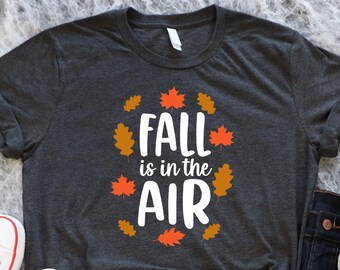 Fall Leaves Graphic Tee, Autumn Shirt