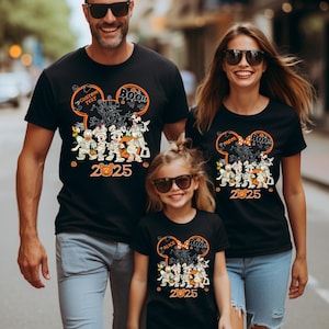 Custom Mickey And Friends Halloween Shirt, Custom Disney Family Matching Shirts, Disneyland Halloween Shirt, Disney Halloween Family Shirt image 1