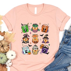 Spooky Nuggets Meal Bucket Halloween Shirt, Spooky Nuggets Tee, Chicken Ghost Shirt, Chicken Lover Gift, Halloween Chicken Nuggets Shirt