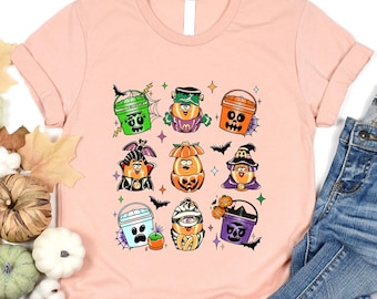 Spooky Nuggets Meal Bucket Halloween Shirt, Spooky Nuggets Tee, Chicken Ghost Shirt, Chicken Lover Gift, Halloween Chicken Nuggets Shirt