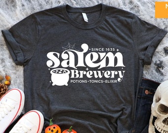 Salem Brewery Shirt, Witches Brew Shirt, Salem Witch Shirt, Sanderson Sisters, Hocus Pocus Tee, Halloween Party Shirt, Funny Halloween Shirt