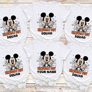 Disney Halloween Birthday Family Shirts, Halloween Party Shirt, Birthday Girl Shirt, Disney Halloween Skeleton Shirt, Birthday Boy Shirt