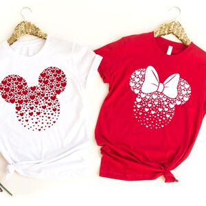 Disney Valentines Day Shirt, Mickey Minnie Valentine Shirt, Matching Couples Shirt, Couples Love Shirt, Valentines Gift, Disney Couples Gift