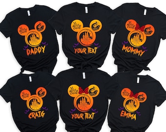 Disney Halloween Shirt, Halloween Party Shirt, Halloween Matching Shirts, Disney Custom Shirts, Halloween Family Shirts, Disney Family Shirt