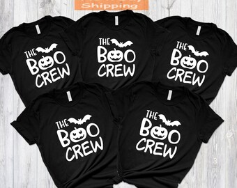 The Boo Crew Shirt, Halloween Party Shirt, Halloween Matching Shirts, Halloween Boo Team Shirt, Spooky Shirt, Family Halloween Sweatshirt