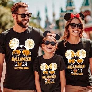 Disney Halloween 2024 Shirt, Custom Disney Halloween Shirt, Disney Custom Shirts, Halloween Family Matching Shirts, Disneyland Shirt