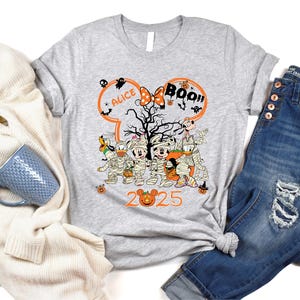Custom Mickey And Friends Halloween Shirt, Custom Disney Family Matching Shirts, Disneyland Halloween Shirt, Disney Halloween Family Shirt image 4