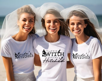 This Witch Is Getting Hitched, Brides Witches Crew, Halloween Party Shirt, Witch Getting Hitched, Bride's Crew Shirt, Halloween Bachelorette