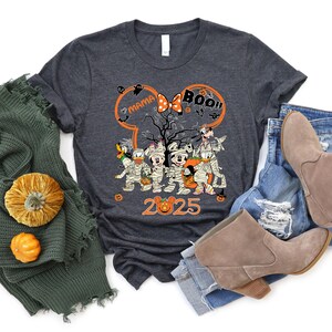 Custom Mickey And Friends Halloween Shirt, Custom Disney Family Matching Shirts, Disneyland Halloween Shirt, Disney Halloween Family Shirt image 6