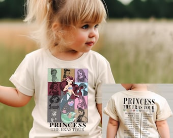 Custom Disney Princess Eras Tour Shirt, Princess Ariel Tee, Eras Tour Merch, Princess Tour Shirt, Ariel Princess, Disney Women Shirt