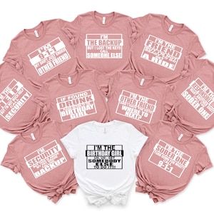 Best Friend Shirts, If Found Drunk Return to Birthday Girl, Matching Bestie Shirts, Girls Trip Shirt, Drinking Shirt, Bachelorette Party