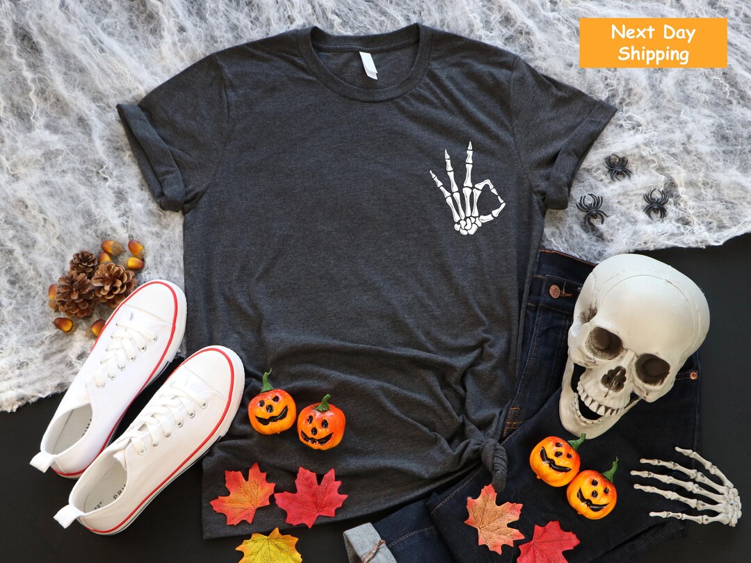 Skeleton Ok Rude Skeleton OK Sign Shirt, Skeleton Okay Sign T-shirt, Skeleton Hand Shirt ...