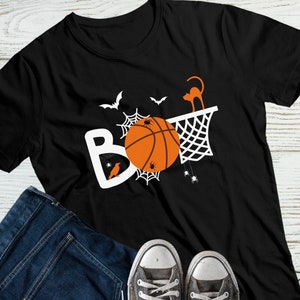 Halloween Basketball Shirt, Halloween Sports Shirt, Unisex Halloween Shirt, Trick or Treat Shirt, Halloween Gift, Boo Shirt, Spooky Shirt