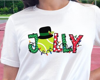 Christmas Tennis Shirt, Christmas Sports Shirt, Tennis Player Gift, Tennis Mom Shirt, Christmas Sports Gift, Santa Shirt, Tennis Coach Shirt