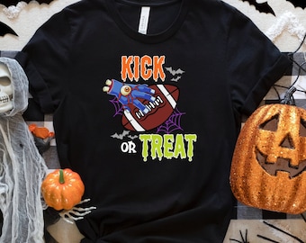 Halloween Football Shirt, Halloween Sports Shirt, Boy Halloween Shirt, Trick or Treat Shirt, Funny Halloween Shirt, Halloween Gift