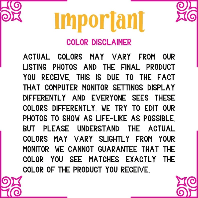 Op de afbeelding: Belangrijke kleur disclaimer. De werkelijke kleuren kunnen afwijken van de foto's in de lijst en het uiteindelijke product dat u ontvangt. Dit komt doordat de instellingen van de computermonitor anders zijn en iedereen deze kleuren anders ziet. We proberen onze foto's zo levensecht mogelijk te bewerken. Maar begrijp alstublieft dat de werkelijke kleuren enigszins kunnen afwijken van uw monitor. We kunnen niet garanderen dat de kleur die u ziet exact overeenkomt met de kleur van het product dat u ontvangt.