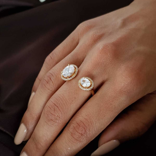 Moissonite Polki Diamond Ring Single Cut Diamond Ring Jewelry Ring Wedding Jewelry Ring 925 Sterling Silver Sterling Silver Ring