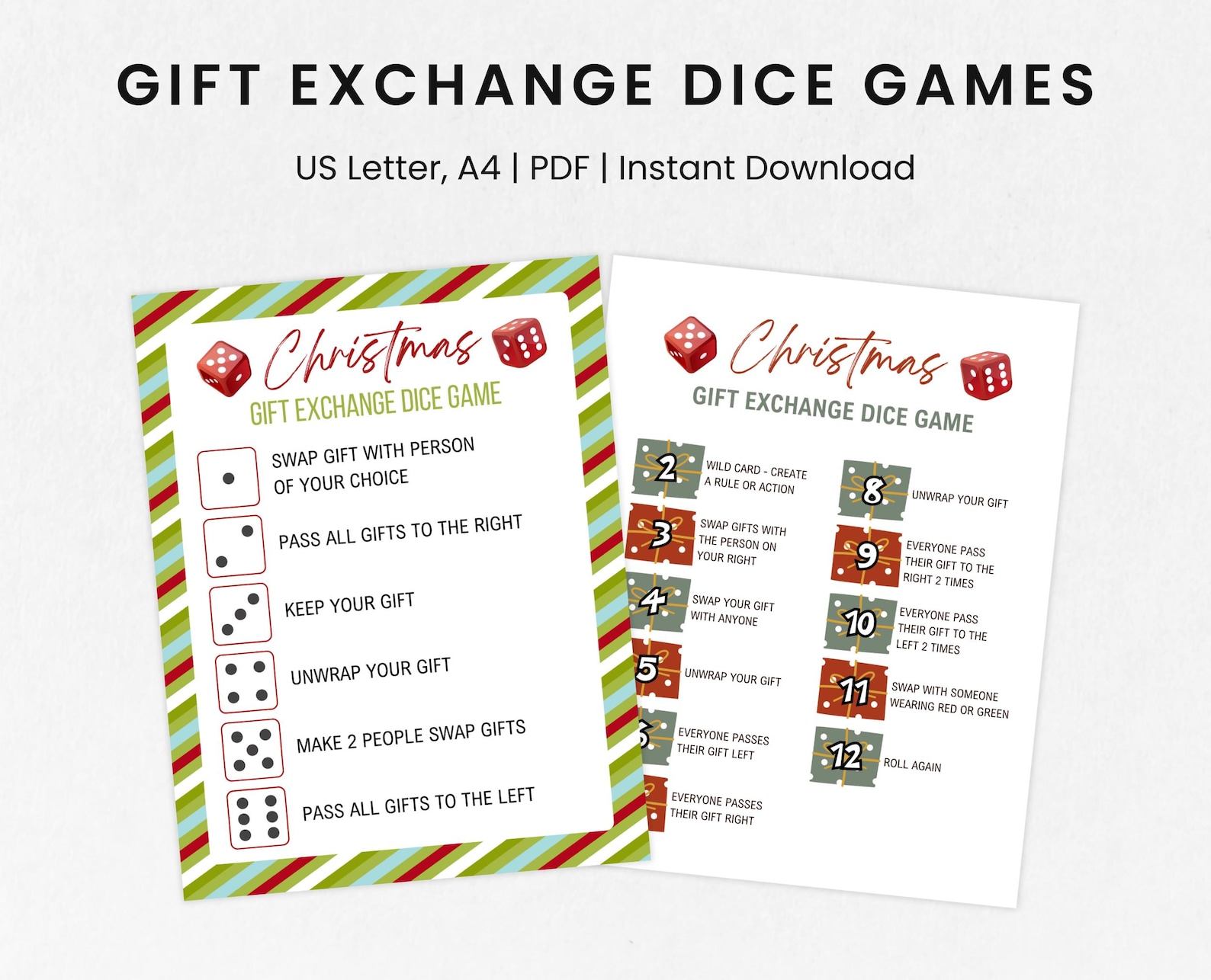 Christmas Gift Exchange Dice Game - Il 1588xN.6341352781 T2u8 