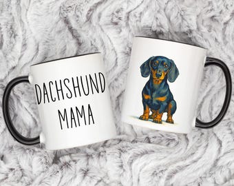 Dachshund Dog Mom Mug, Dachshund Mama Mug, Dachshund Gift, Custom Dog Mug, Dog Lover Gift, Dog Lover Mug, Pet Owner Mug