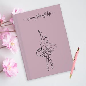 Tanz Journal, Tänzer Notizbuch, Ballett Tänzer Geschenk, Ballerina Geschenk, Tanz Lehrer Geschenk, Tanz Recital Geschenk, Geschenk für Tänzer