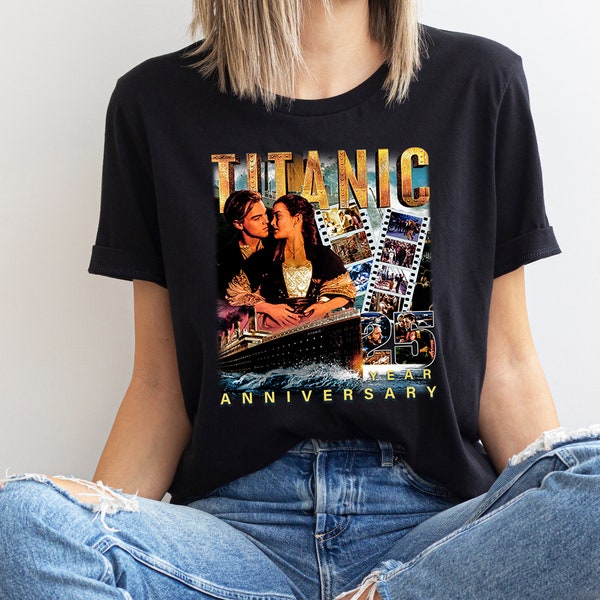 Titanic 25th Anniversary T-Shirt - Titanic Shirt