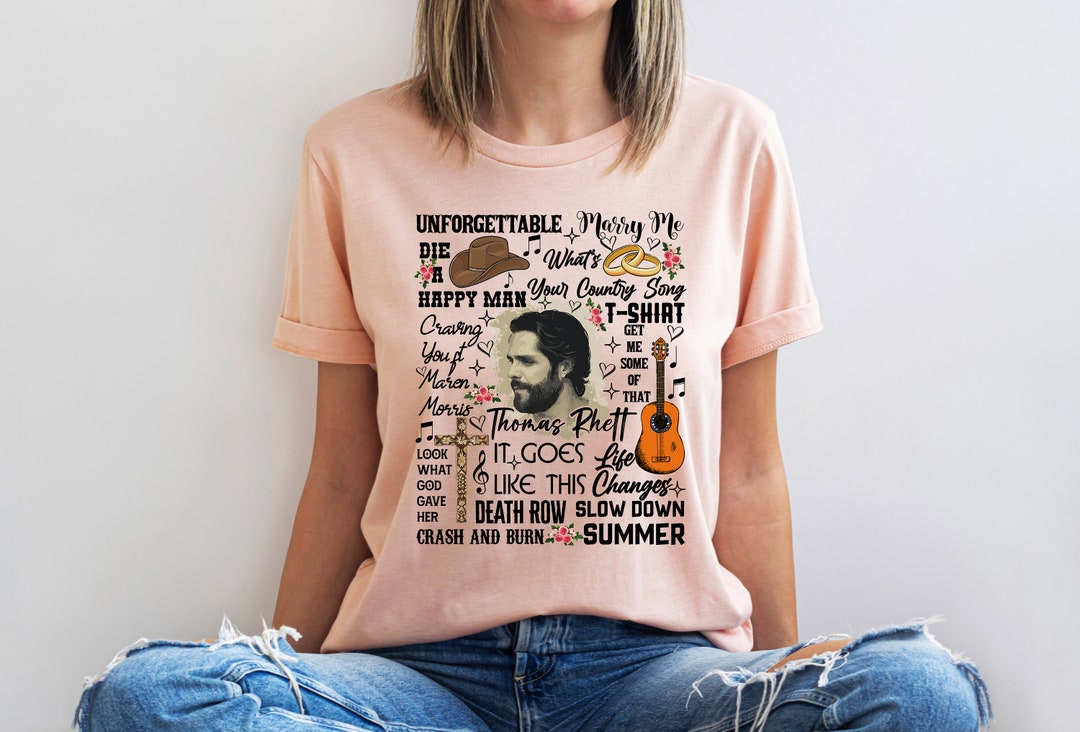 Thomas Rhett Tshirt Thomas Rhett Shirt Women Thomas Rhett Tour 2023