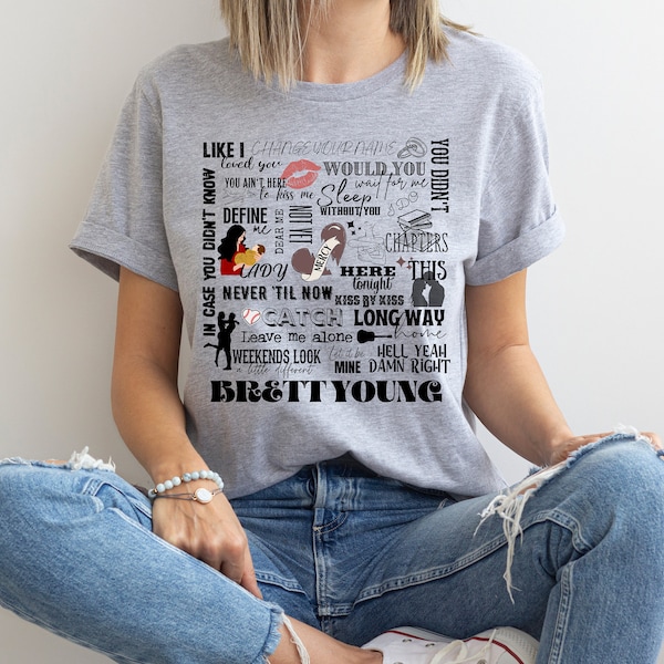 Brett Young Tshirt - Brett Young Shirt Frauen - Brett Young Tour 2023 Shirt - Country Shirt - Brett Young Country Konzert Shirt