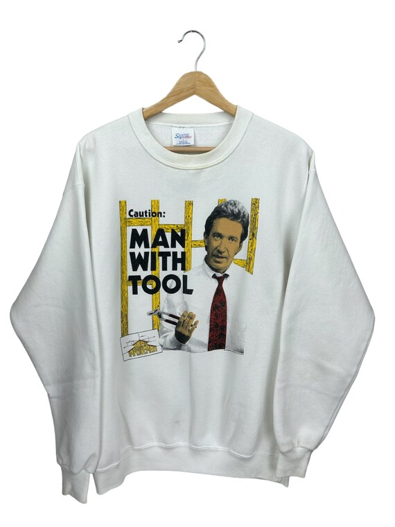 Vintage 90s Home Improvement Sweatshirt - Tim Allen TV Show - Size L