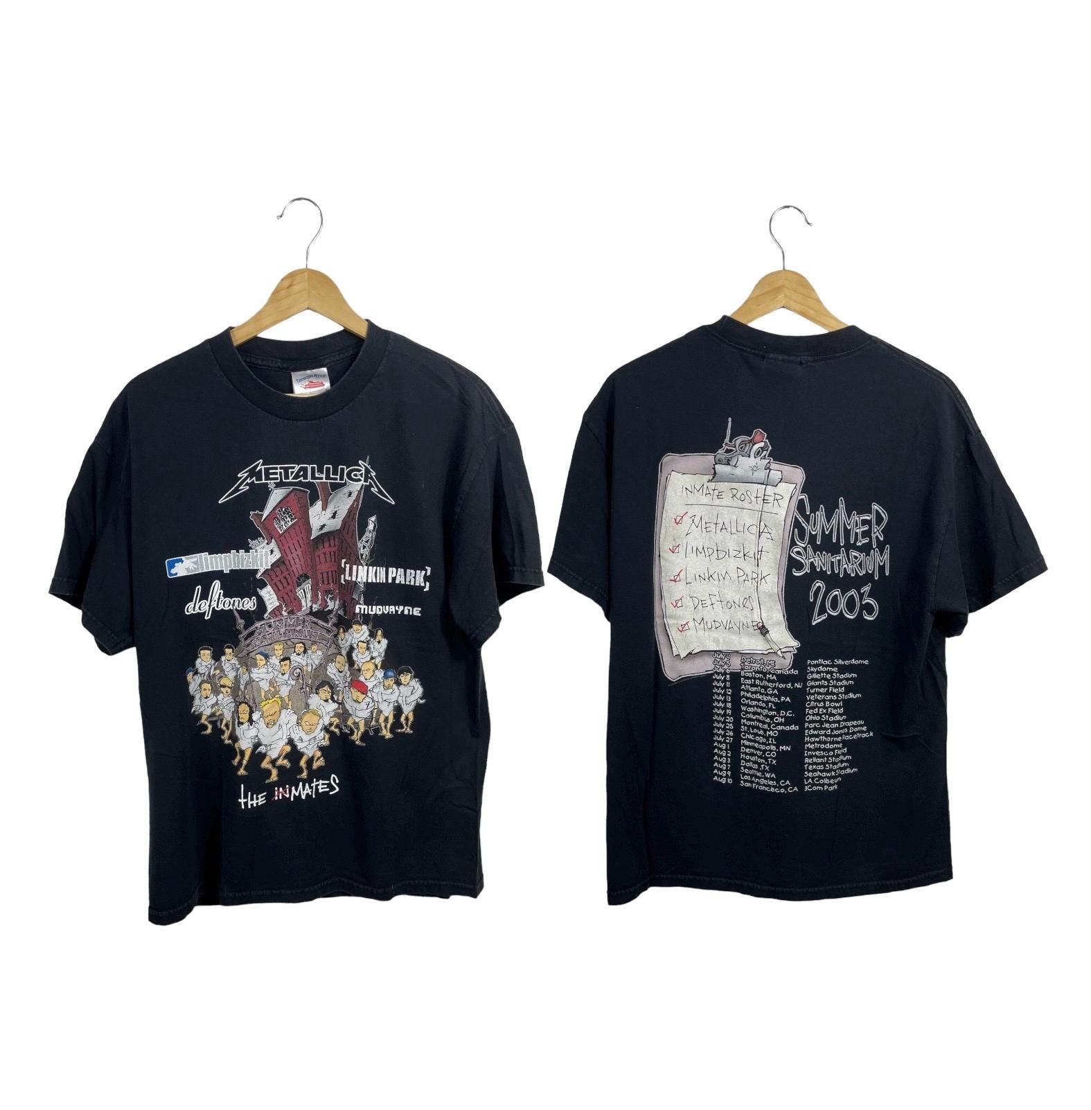 Vintage Metallica Summer Sanitarium Tour T-shirt - 2003