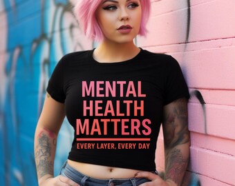 Mental Health Matters PNG: Quote Design for Shirts & Prints (Digital Download)
