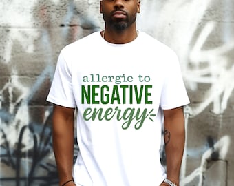 Allergic to Negative Energy PNG: Self-Care Clipart (Digital Download)