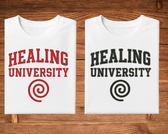Healing University PNG – Self-Growth Digital Design – 2 Color Bundle
