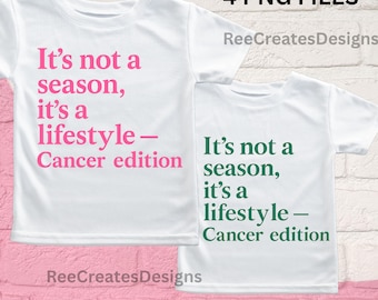 Cancer Edition PNG Bundle – It’s Not a Season, It’s a Lifestyle – Zodiac Digital Download Set