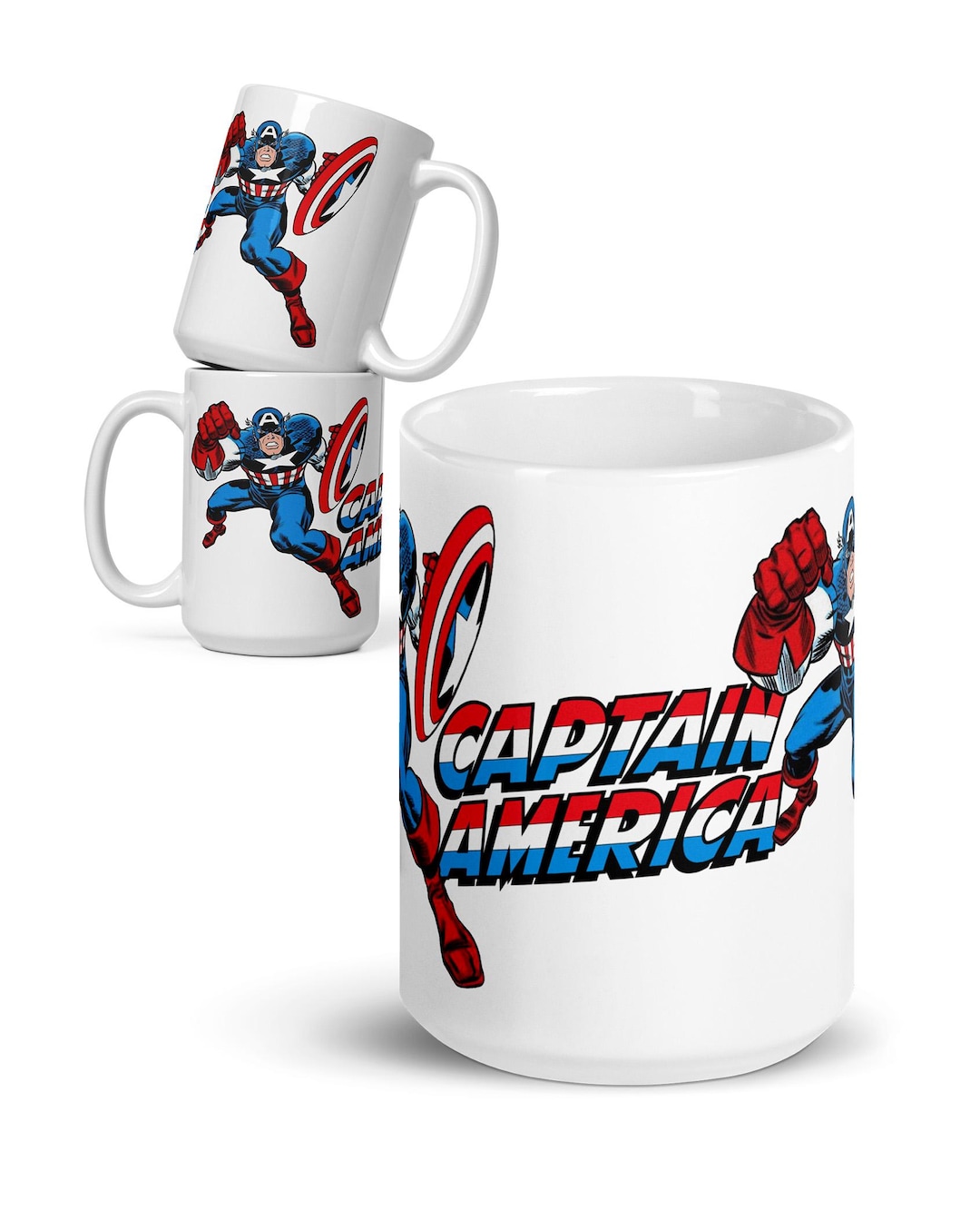 11/15oz. Coffee Mug: Captain America!! - Etsy