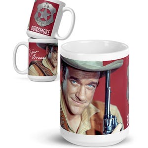 11/15oz. Coffee Mug: James Arness as Matt Dillon in Gunsmoke