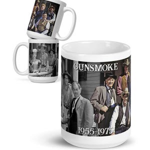 11/15oz. Coffee Mug: Gunsmoke 1955-1975